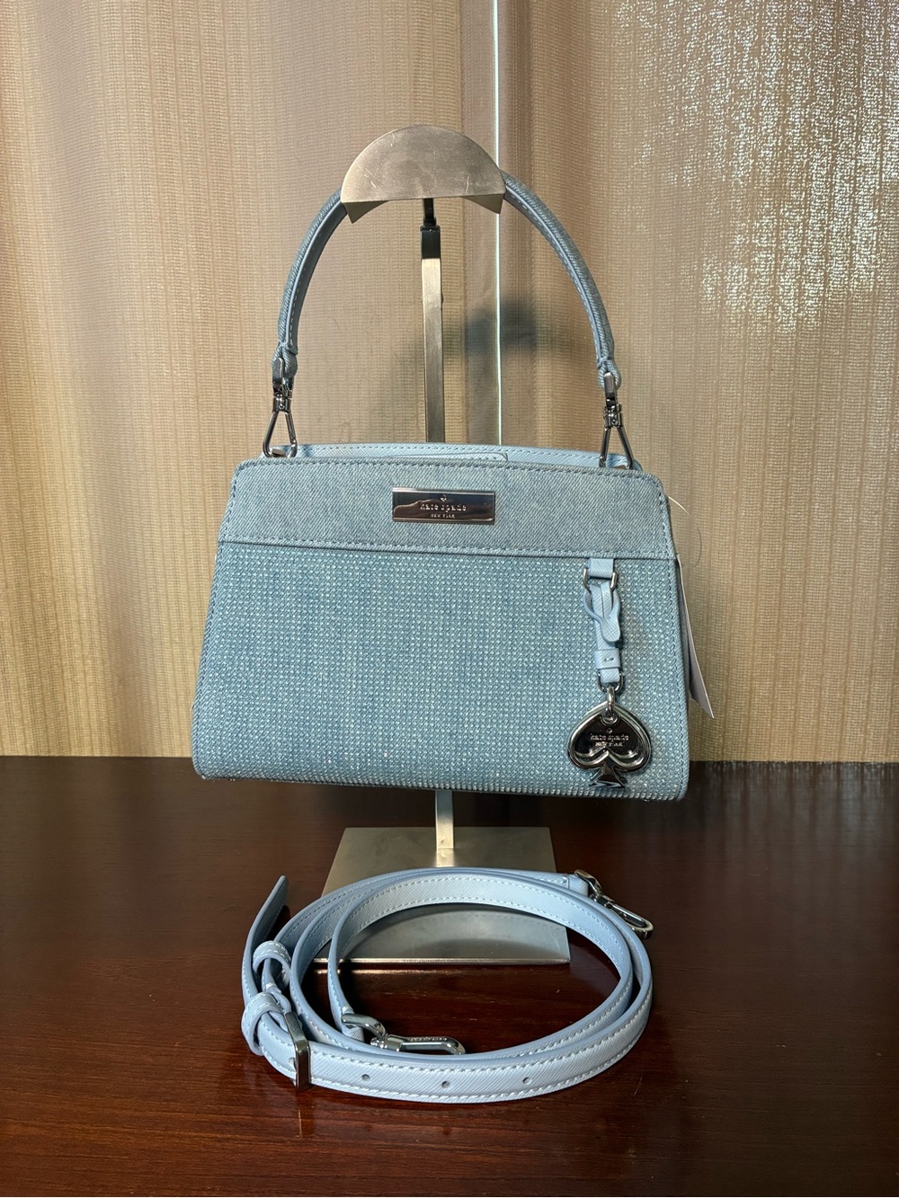 kate spade Powder Blue Mini Top-Handle Crossbody Bag NWT